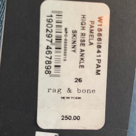 Rag & Bone size 26 High-rise Skinny Jeans - Picture 5 of 11